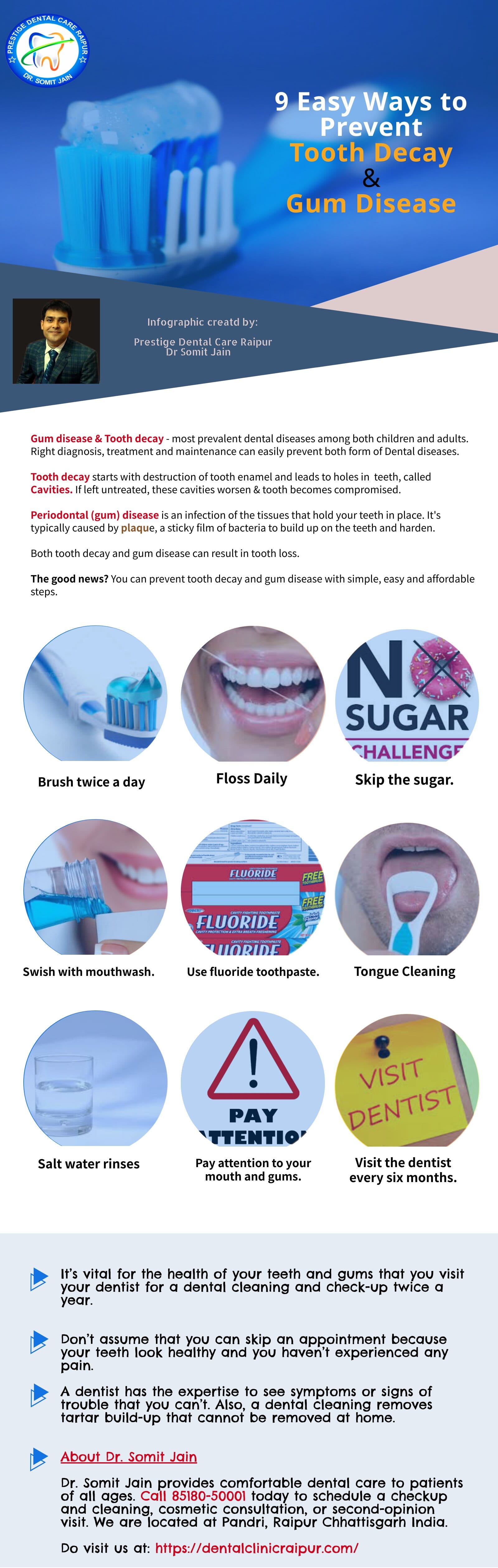 Prevent Tooth Decay & Gum Disease (Home remedies)